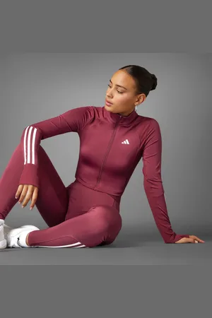 adidas Felpa Hyperglam Full-Zip Ribbed