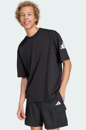 adidas T-shirt Essentials Loose Fit 3 Bar Logo