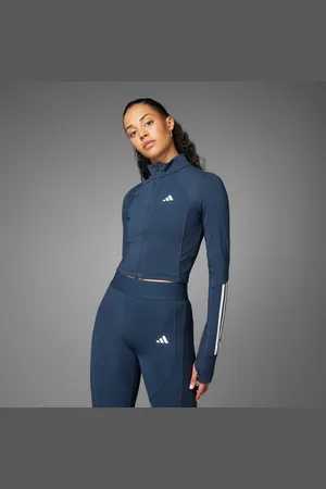 adidas Felpa Hyperglam Full-Zip Ribbed