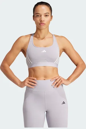 adidas Reggiseno sportivo Powerreact Training 3-Stripes