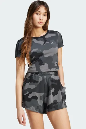 adidas T-shirt Essentials 3-Stripes Camo Print Baby