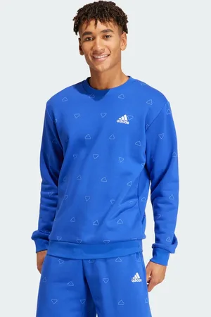 adidas Felpa Seasonal Essentials Monogram Graphic Crew