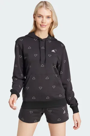 adidas Felpa con cappuccio Essentials Monogram Regular French Terry Graphic