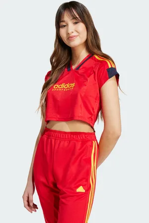 adidas Maglia Tiro Cut 3-Stripes Crop