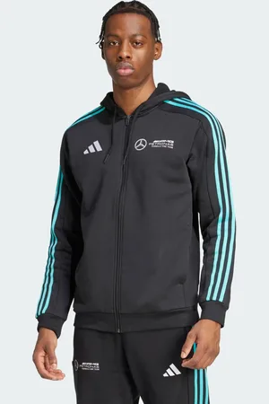 adidas FELPA CON CAPPUCCIO MERCEDES - AMG PETRONAS FORMULA ONE TEAM DNA FULL-ZIP
