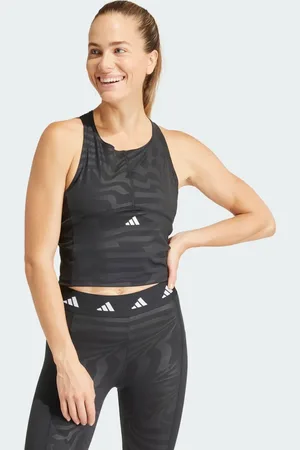 adidas Canotta da allenamento Techfit Printed Crop