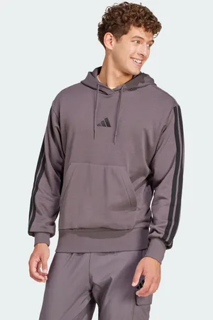 adidas Felpa con cappuccio Essentials 3-Stripes French Terry