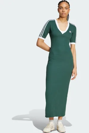 adidas Abito adicolor 3-Stripes Knit V-Neck