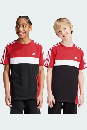 adidas T-shirt Tiberio 3-Stripes Colorblock Cotton Junior