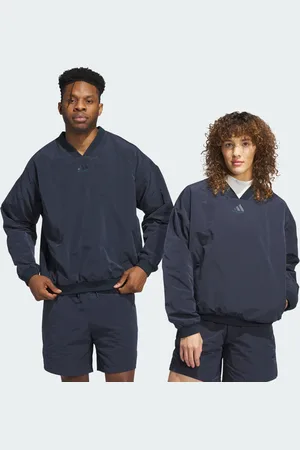adidas Felpa Basketball Woven Crewneck (Neutral)