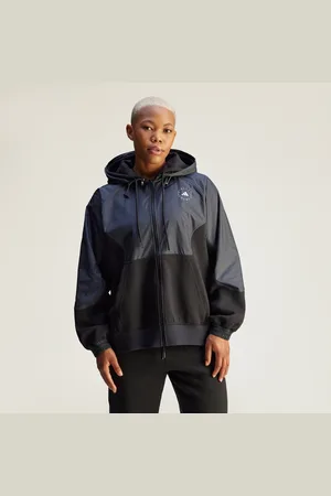 adidas Felpa con cappuccio by Stella McCartney Material Mix Full-Zip