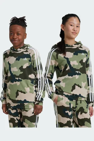 adidas Felpa con cappuccio Essentials Allover Print Junior