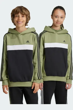 adidas Felpa con cappuccio Tiberio 3-Stripes Colorblock Fleece Junior