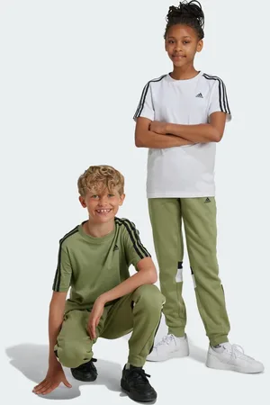 adidas Pantaloni Tiberio 3-Stripes Colorblock Fleece Junior
