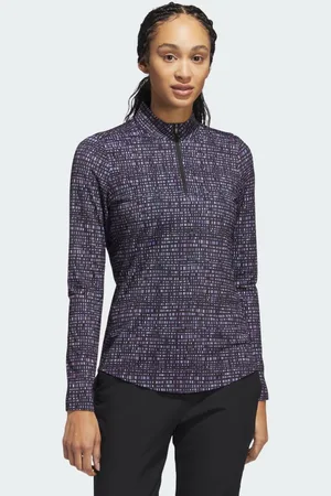 adidas Maglia Ultimate365 Printed Quarter Zip Mock