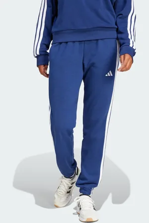 adidas Essentials Pantaloni con risvolto in french terry a 3 strisce