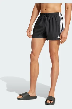 adidas Pantaloncini da bagno a 3 strisce da 3 pollici
