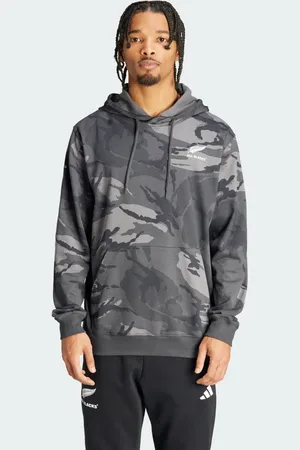 adidas Felpa con cappuccio Camouflage All Black