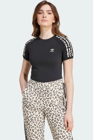 adidas T-shirt Leopard 3-Stripes
