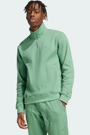 adidas Felpa Trefoil Essentials Waffle 1/2 Zip