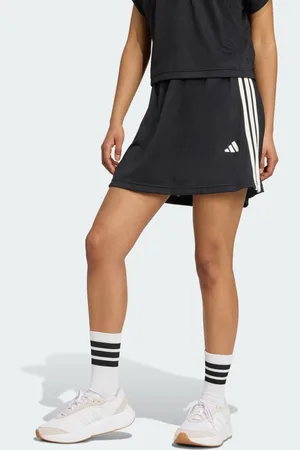 adidas Stadium Gonna jacquard a 3 strisce ispirata al tennis con pantaloncini corti