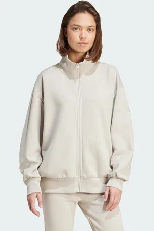 adidas Felpa con zip intera dal taglio morbido in tessuto Soft Lux