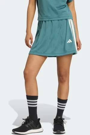 adidas Stadium Gonna jacquard a 3 strisce ispirata al tennis con pantaloncini corti