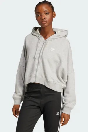 adidas Hoodie Essentials Short Full-Zip French Terry