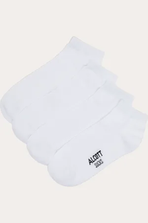 Alcott Set di 4 paia di calzini basici tinta unita