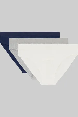 Alcott Set di 3 slip in cotone elasticizzato
