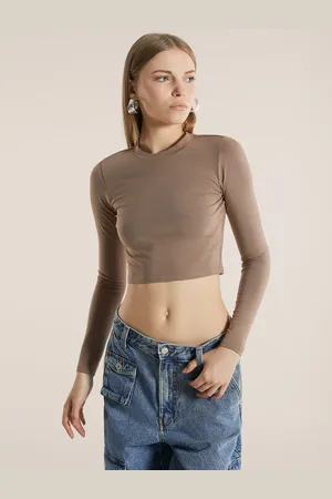 Alcott Maglietta cropped a maniche lunghe