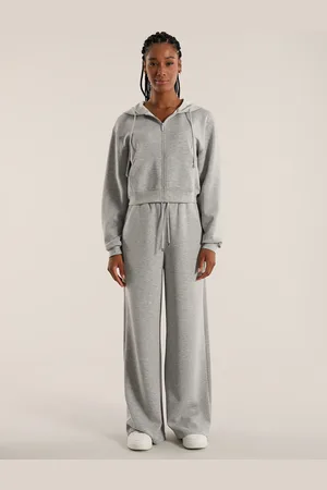 Alcott Felpa con zip cropped soft touch