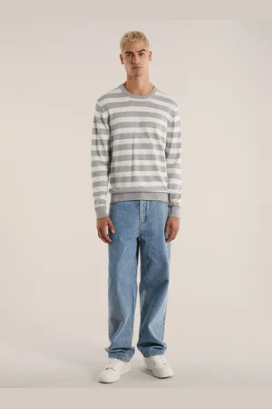 Alcott Pullover a righe girocollo in viscosa