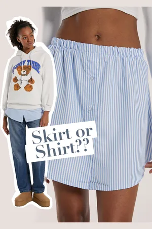 Alcott Gonna/camicia rigata