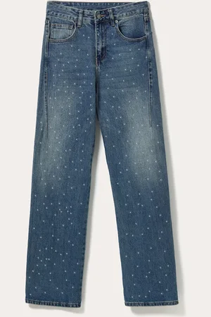 Alcott Jeans straight fit con strass