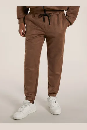 Alcott Pantaloni effetto suede e stringa in vita