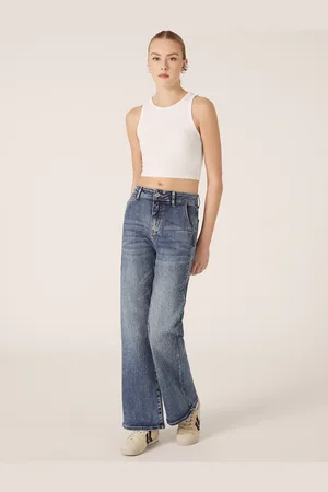 Alcott Jeans loose fit con strass