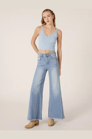 Alcott Jeans flare con strass