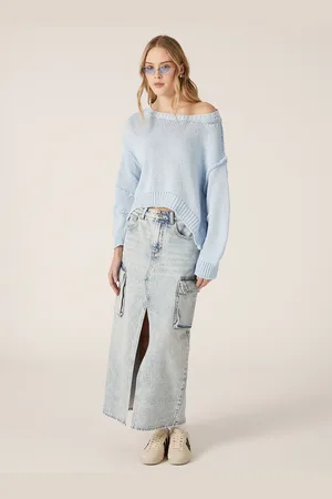 Alcott Pullover asimmetrico con cuciture in rilievo