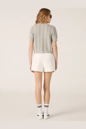 Alcott Maglia cropped a maniche corte traforata