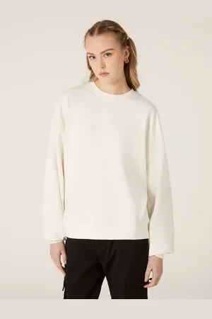 Alcott Felpa girocollo in cotone in tinta unita