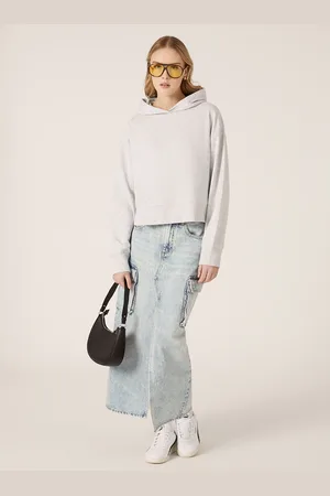 Alcott Felpa boxy fit con cappuccio