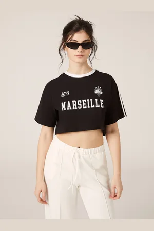 Alcott Maglietta cropped con stampa sporty