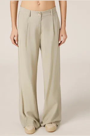 Alcott Pantaloni wide leg con pence