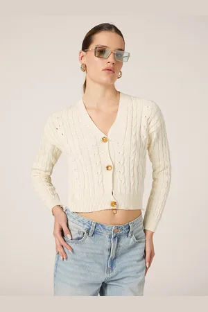 Alcott Cardigan in maglia con trecce