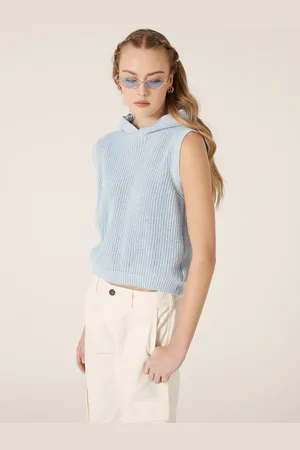 Alcott Gilet in maglia con cappuccio