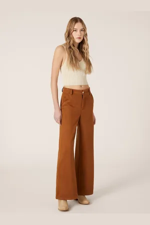 Alcott Pantaloni tailoring effetto suede