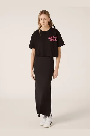 Alcott Maglietta cropped Guns N