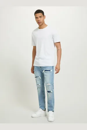 Alcott Jeans slim fit in denim stretch con rotture