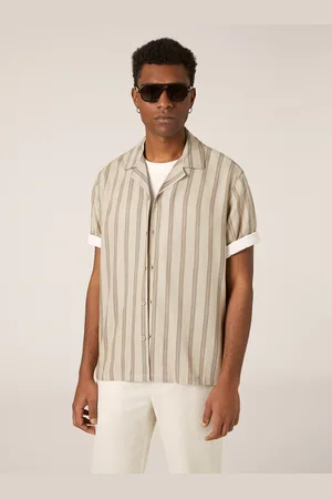 Alcott Camicia rigata in misto lino